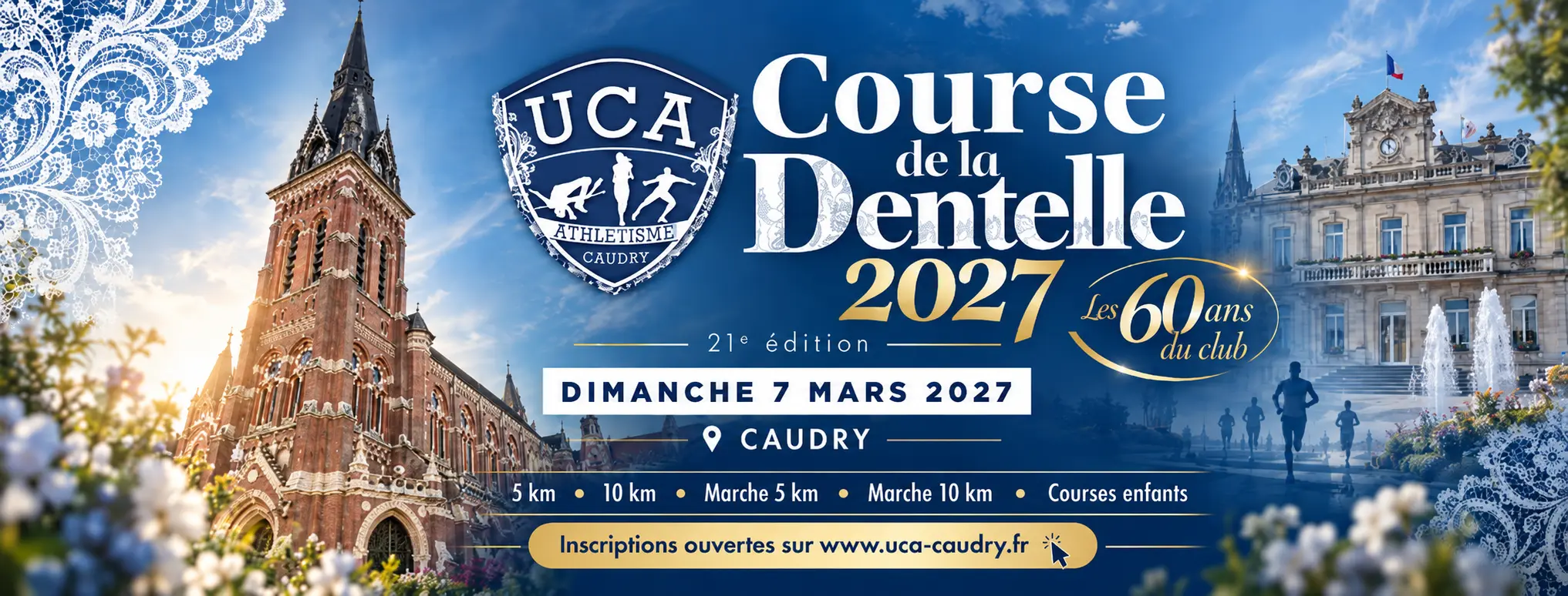 21e Course de la Dentelle à Caudry - dimanche 7 mars 2027